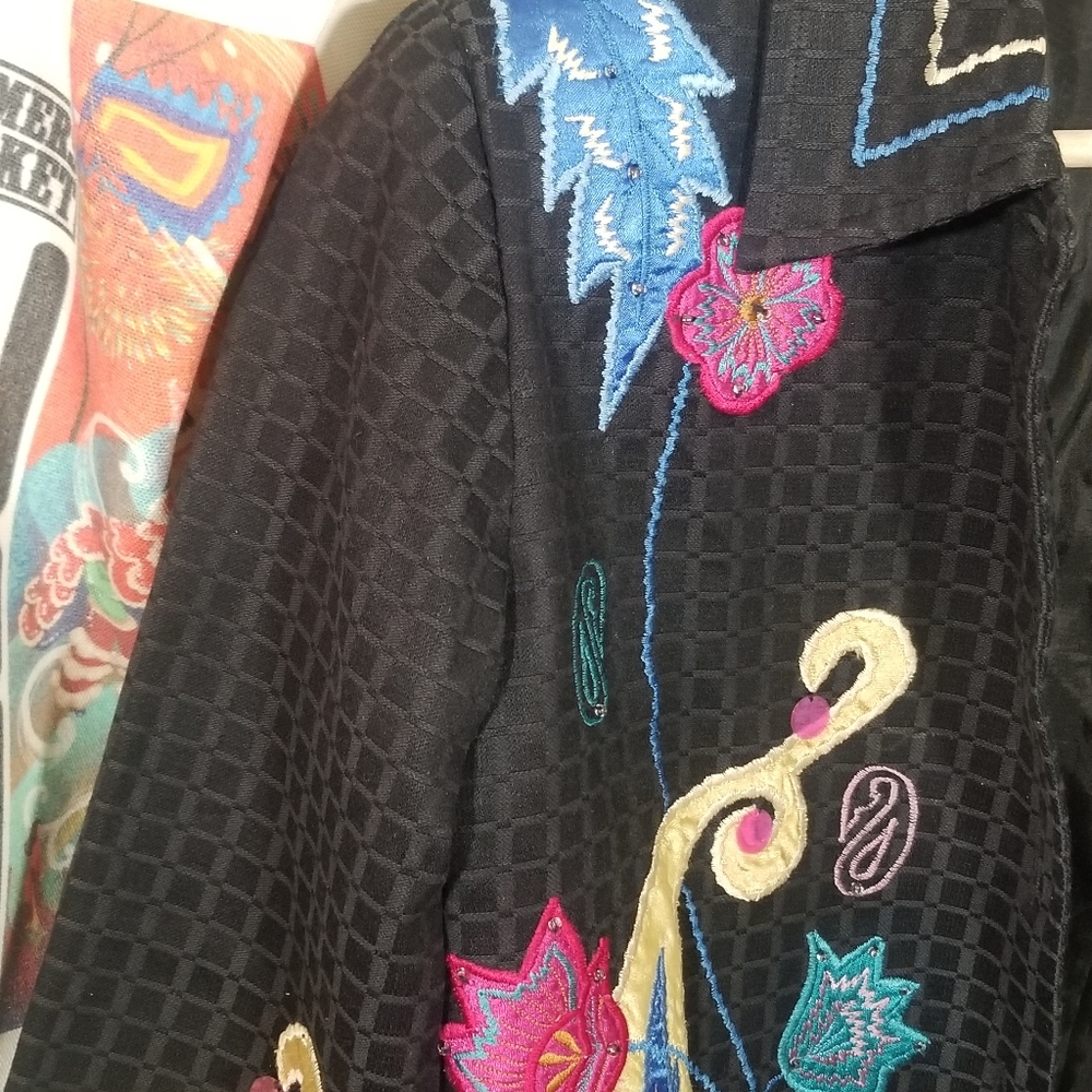 ALEX KU Small Artsy Embroidered Blazer - Picture 2 of 14